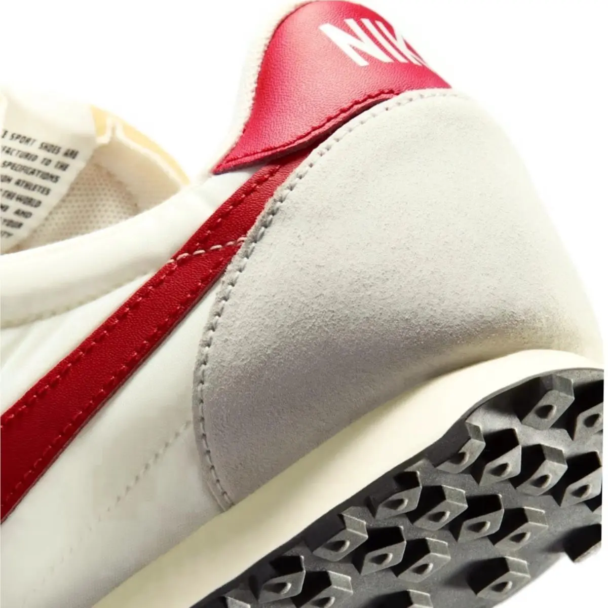 Nike shoes - Nike Waffle Racer - Waffle Racer - White, Maufacturer: Summit White/Photon Dust/Sail/University Red 4