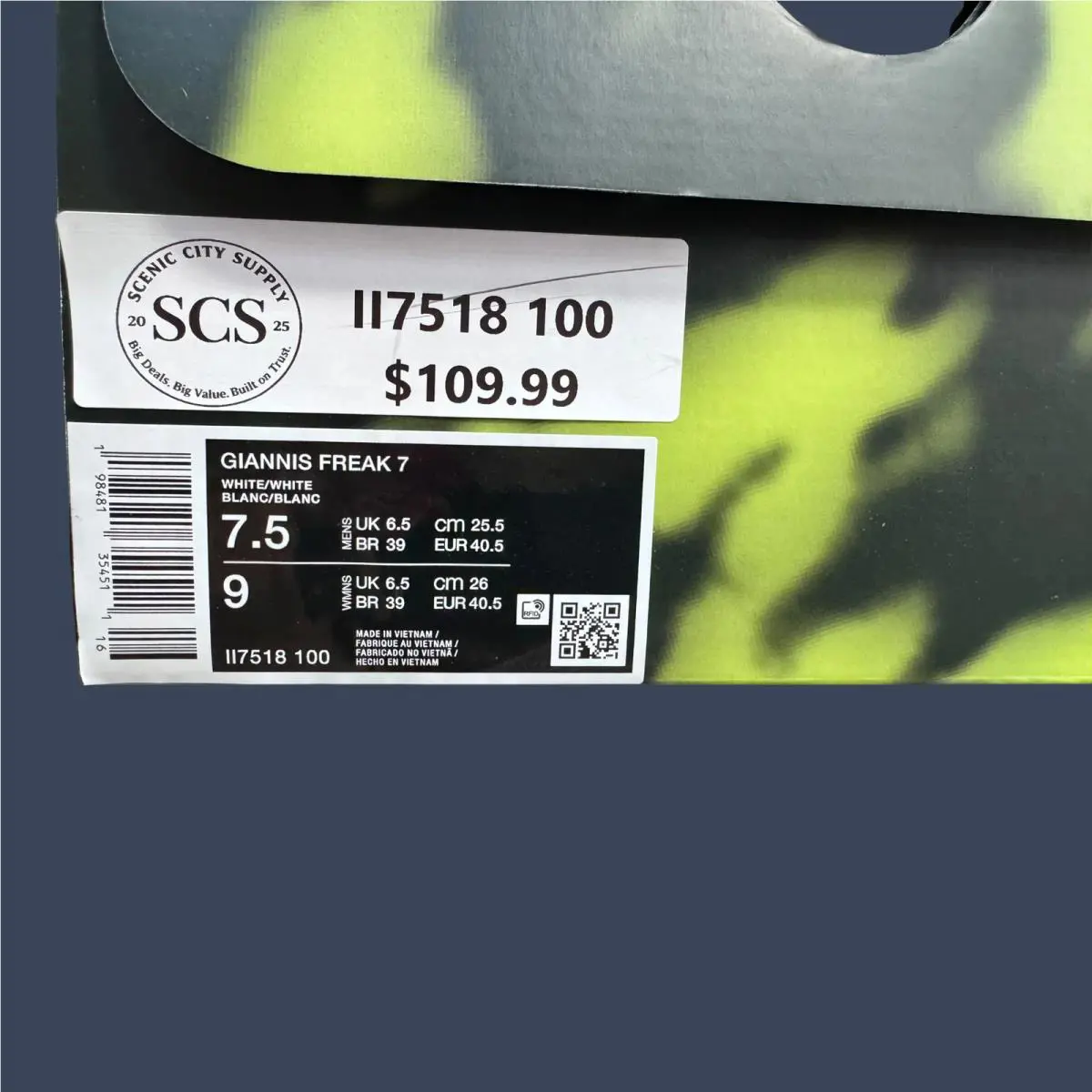 Nike shoes - Nike Giannis Freak 7 White/White | II7518-100 16