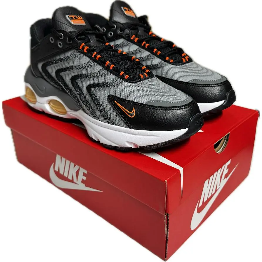 Nike Air Max TW Next Nature Men`s Black Total Orange Shoes FQ2437-001