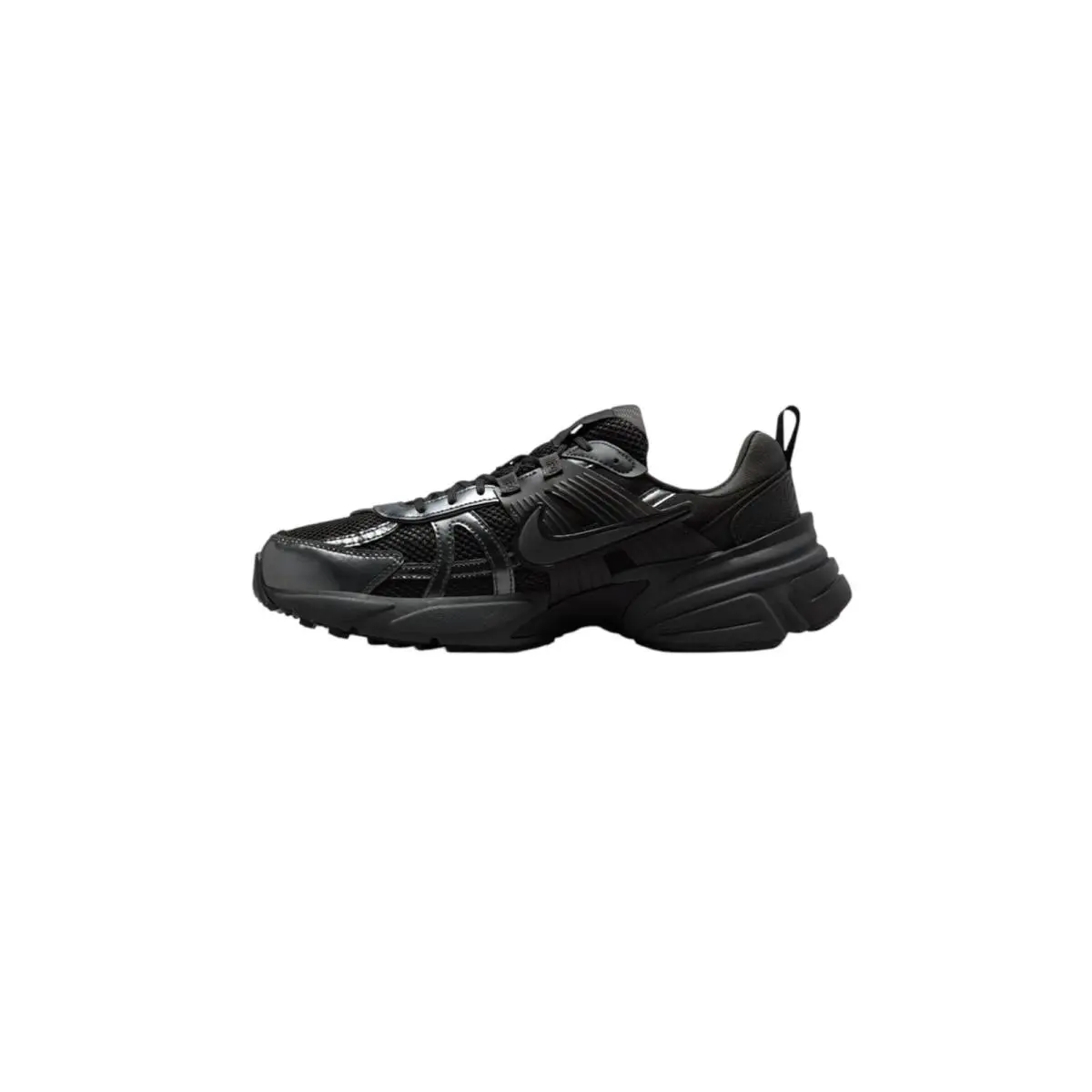 Nike Mens` V2K Run Shoes - Black/anthracite/dark Smoke Grey