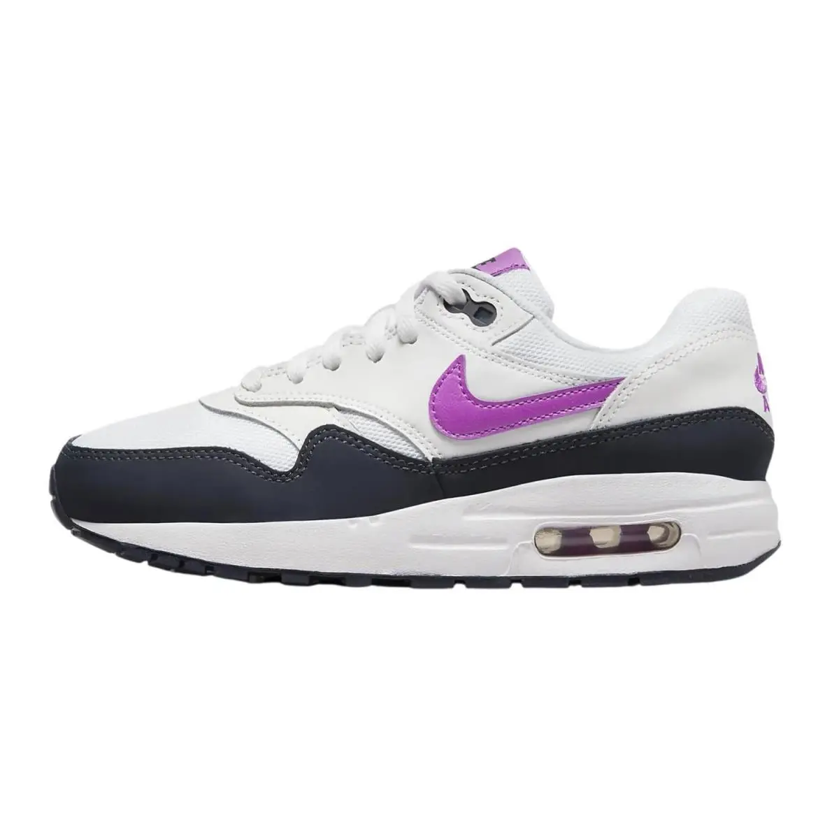 Nike shoes - White/Black/Purple-white (UPC: 196973510032) 4