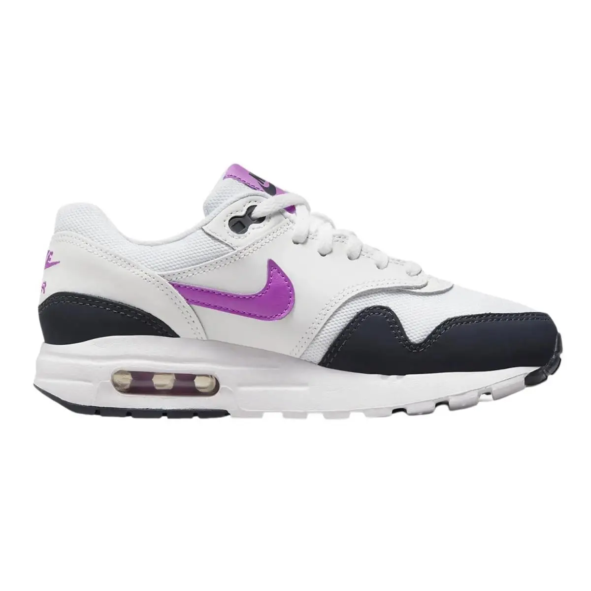 Nike shoes - White/Black/Purple-white (UPC: 196973510032) 5