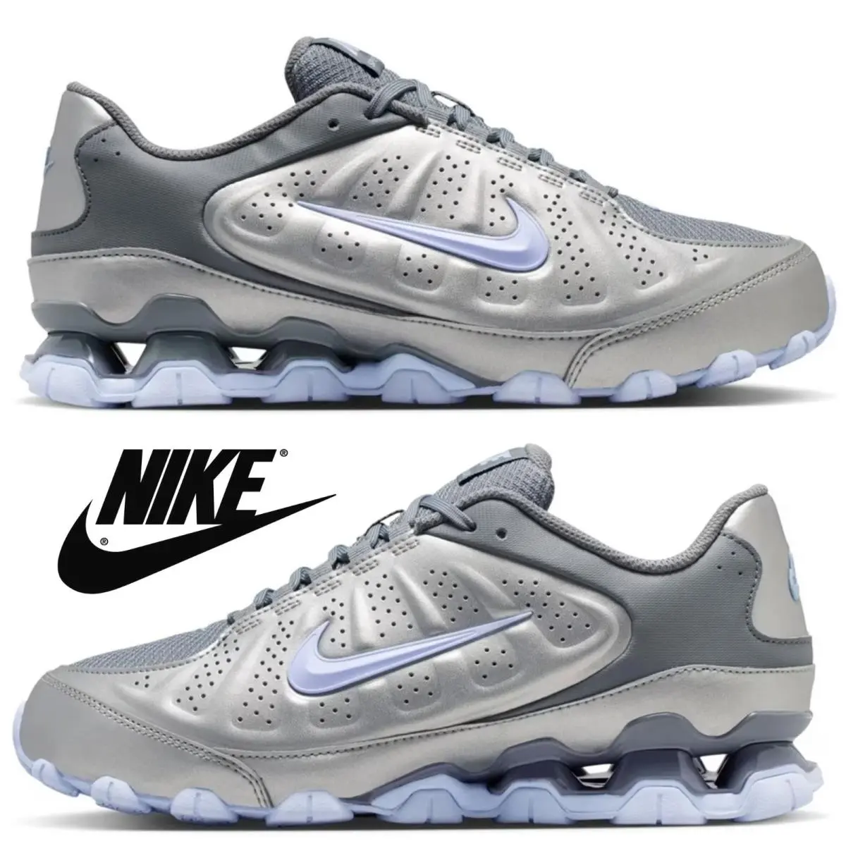 Nike shoes - Nike Reax - Reax - Gray, Manufacturer: Grey/Blue 17