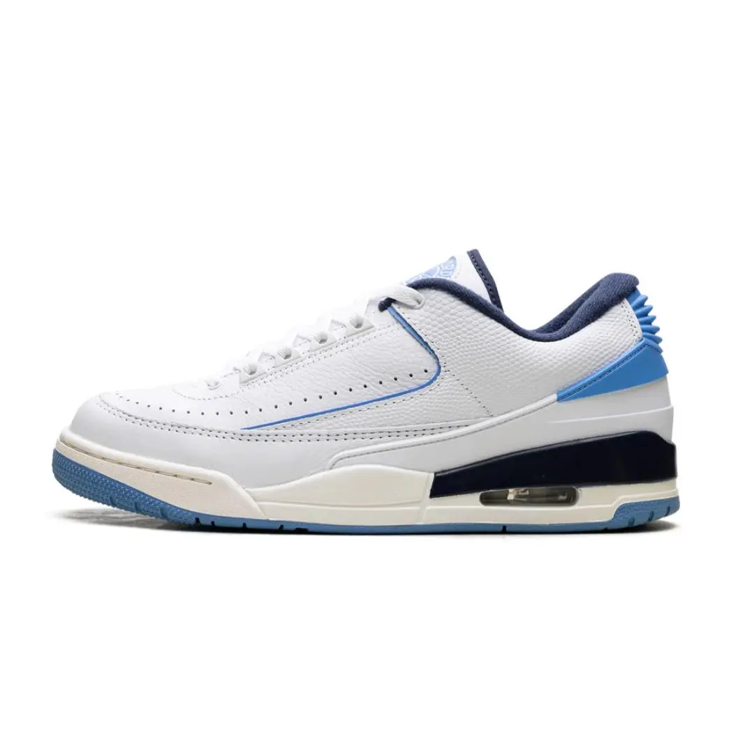 Nike Air Jordan 2/3 SZ 10 Men’s Unc White University Blue FD0383 144