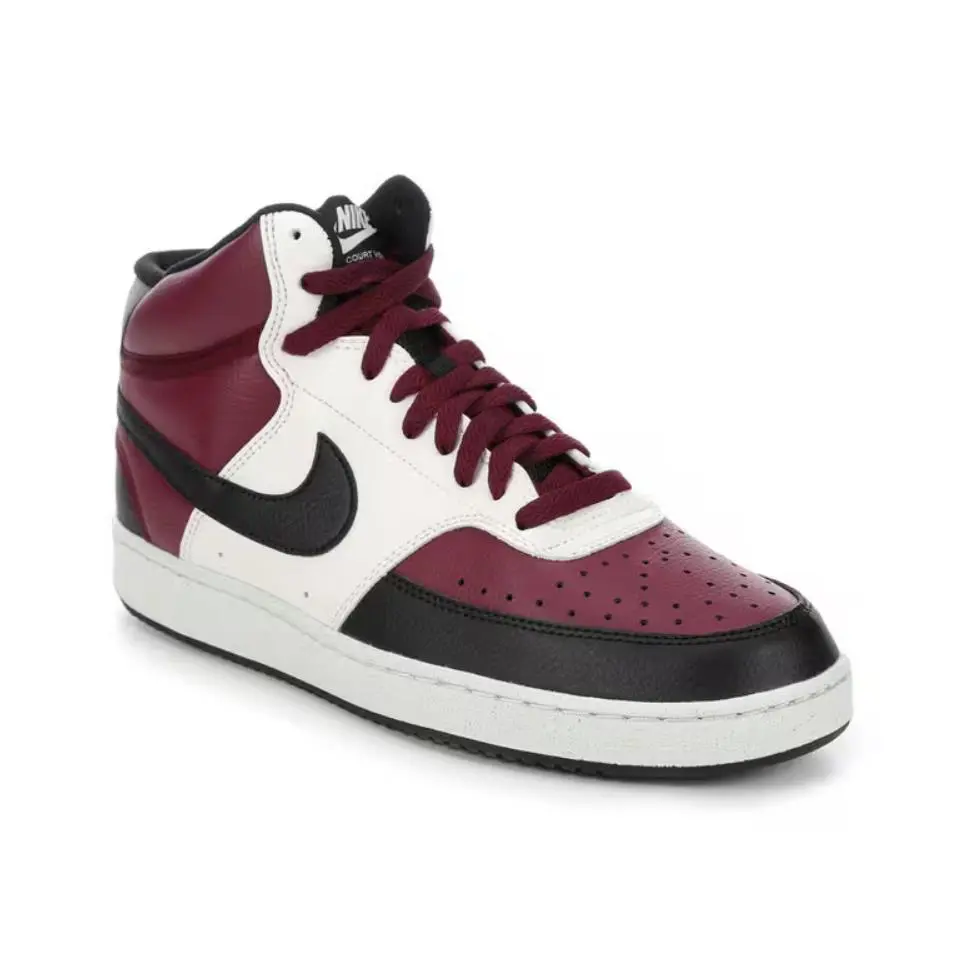 Nike shoes - Nike Court Vision Mid - Court Vision Mid - Red, Manufacturer: beet/blk/silver 9