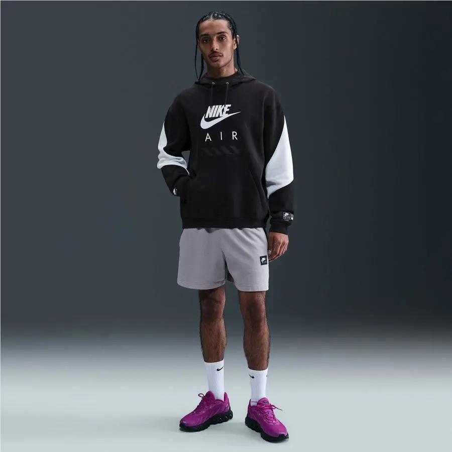 Nike clothing - Nike Air Heavyweight Men`s Fleece Pullover Hoodie - BLACK 6