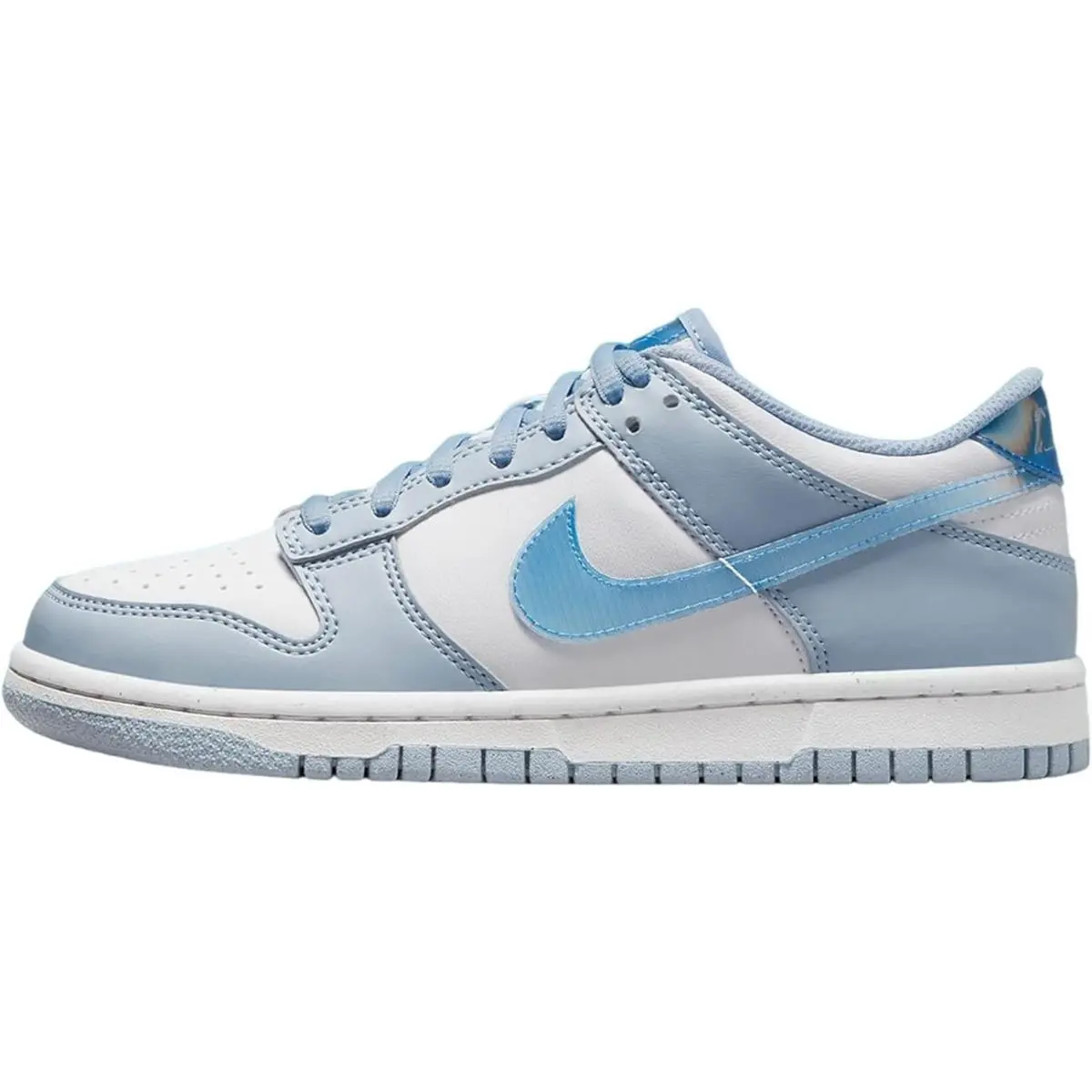 Big Kid`s Nike Dunk Low NN Kwe Blue Whisper/wht Hyper Royal FJ4668 400 - 4.5