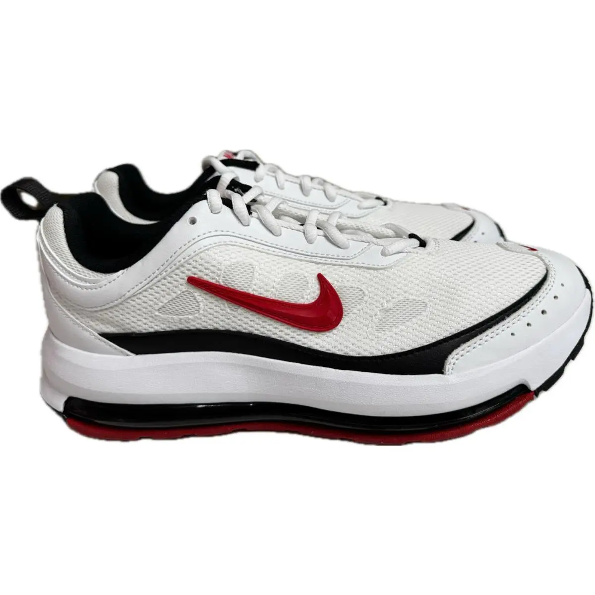 Nike Air Max AP Men`s White University Red Sneakers CU4826-101
