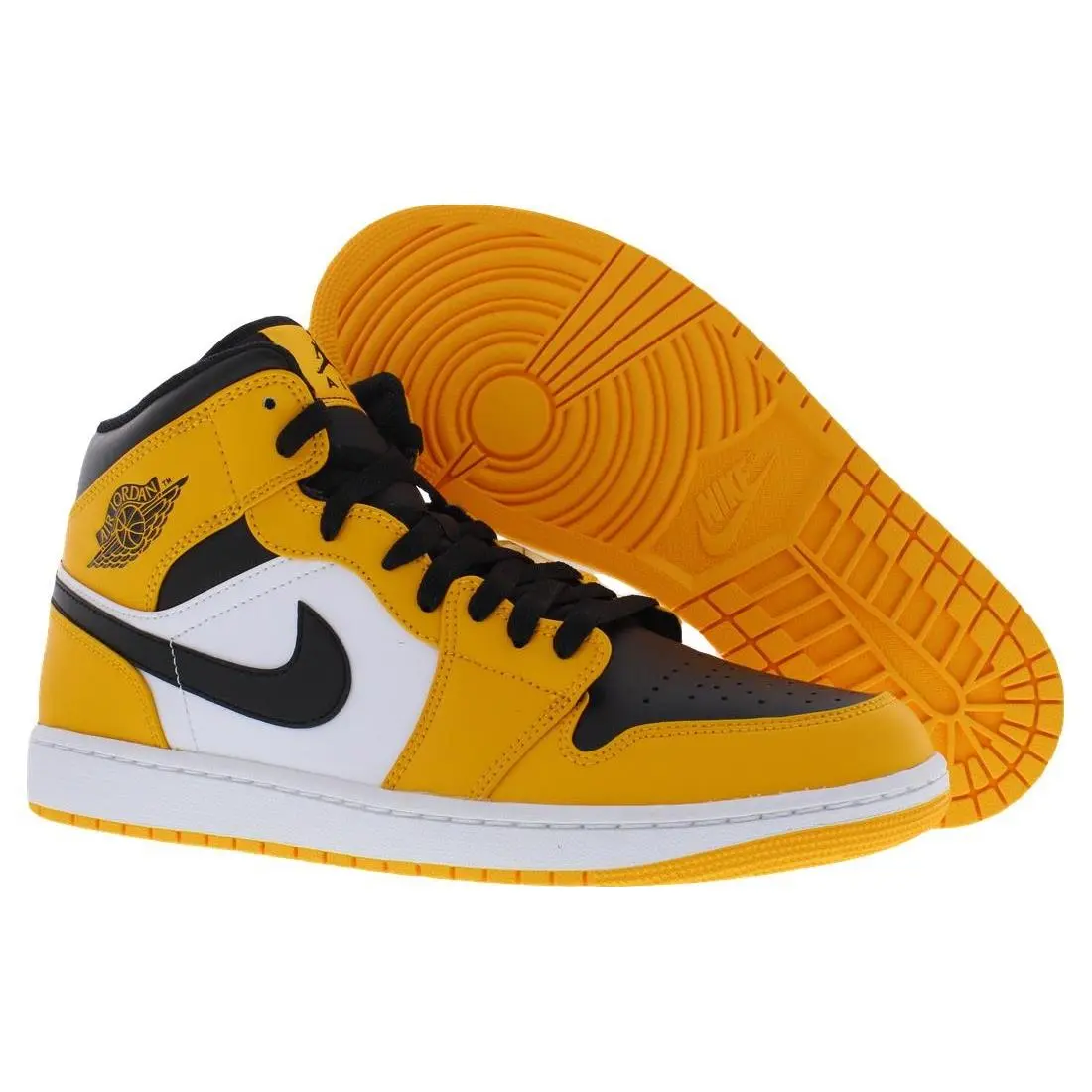 Nike Air Jordan 1 Mid Leather Mens Shoes