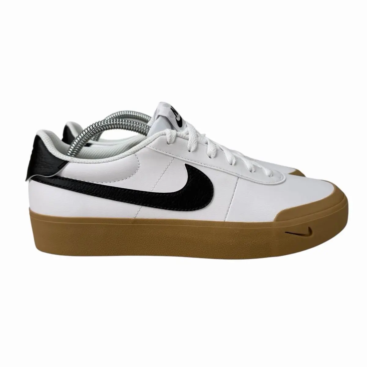 Nike Court Shot White Black Gum Shoes FQ8146-112 Men`s Sizes 8.5 - 12