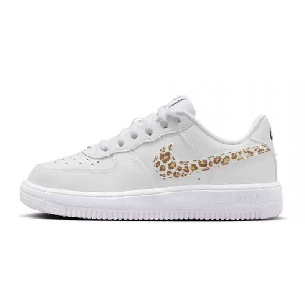Little Kid`s Nike Force 1 Low CH Lace White/black-white IR0271 100