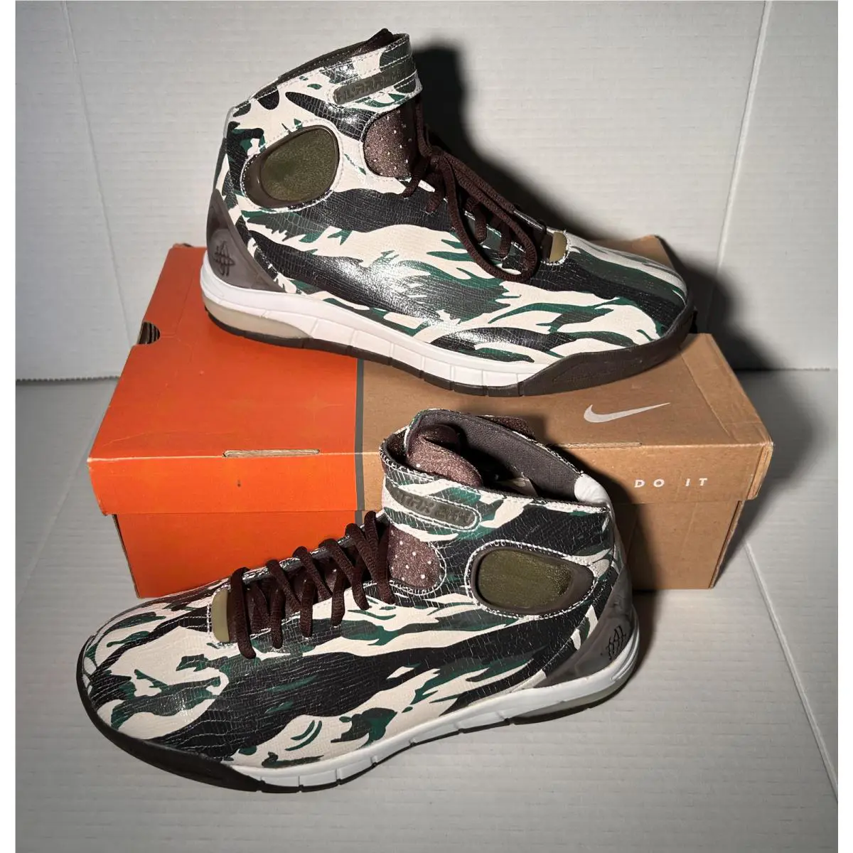 Nds Nike Air Max Huarache 2k4 Olive Camo Army Pine Green 312544-121