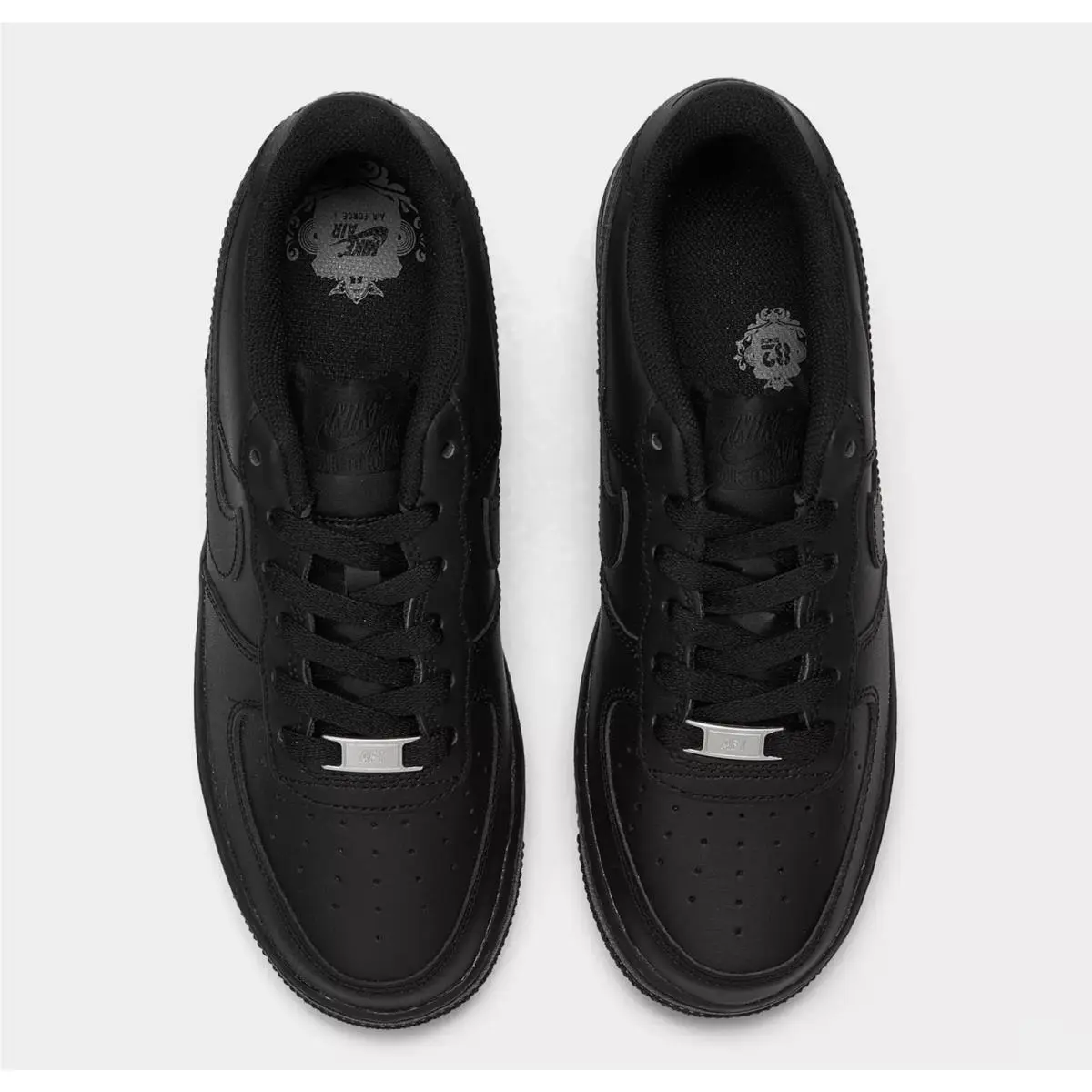 Nike shoes - Nike Air Force 1 GS - FV5951 001 - Black Black 3