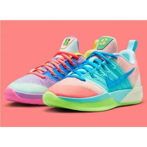 Nike Sabrina 3 What The Women`s Blue Pink Turquoise Sports Sneaker IO7845-300