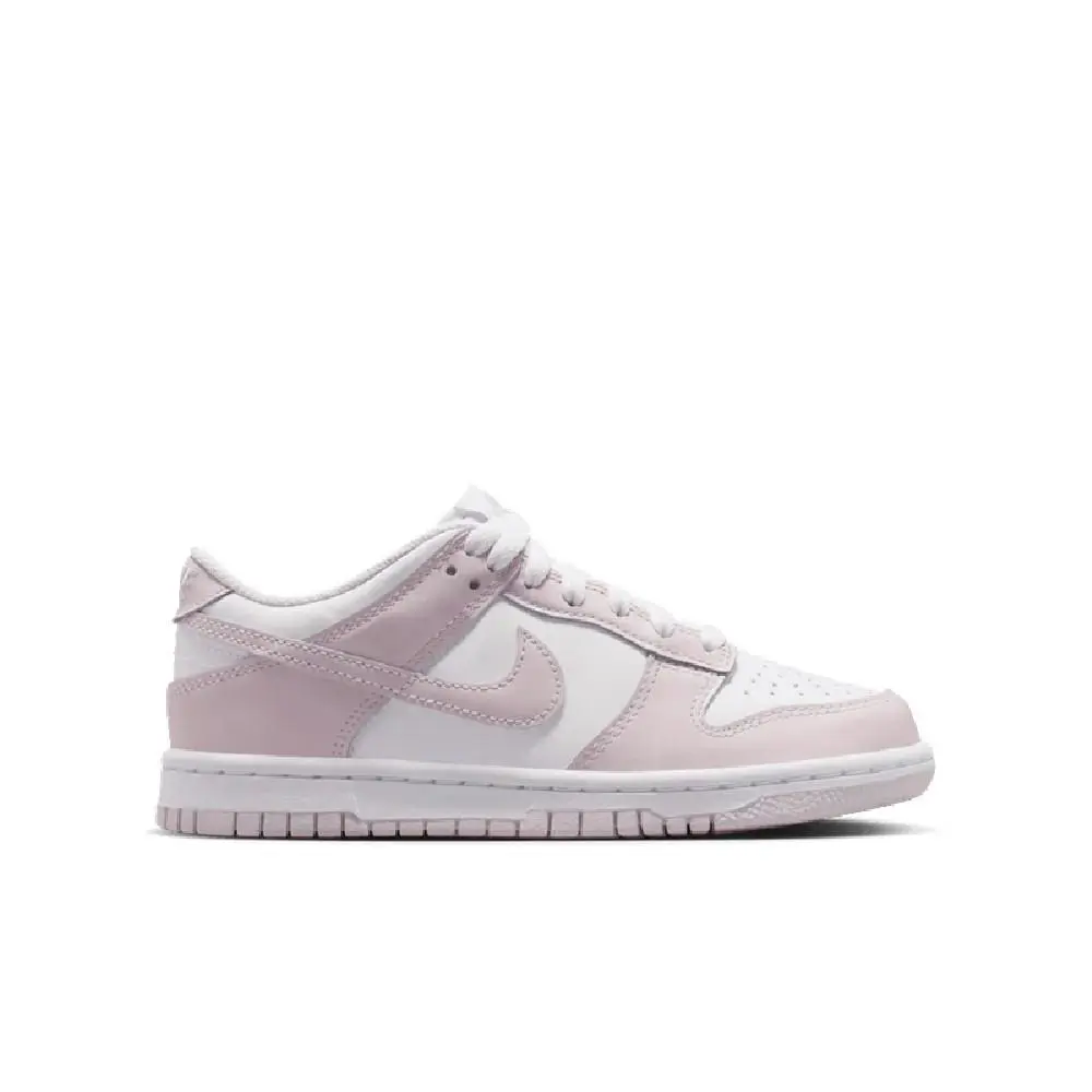 Big Kid`s Nike Dunk Low White/light Violet FB9109 128