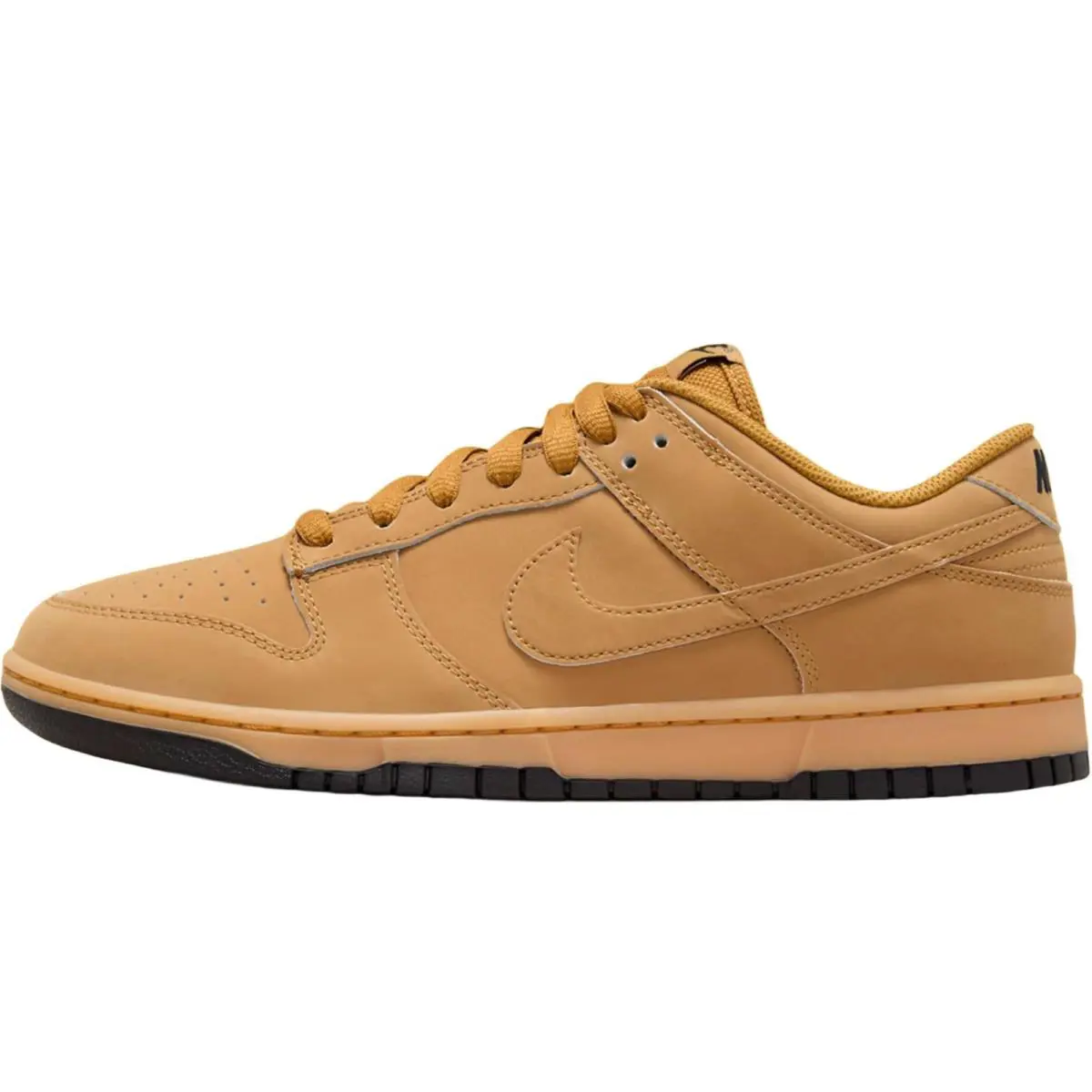 Nike Mens` Dunk Low Retro SE Shoes - Wheat/gum Yellow/black/wheat