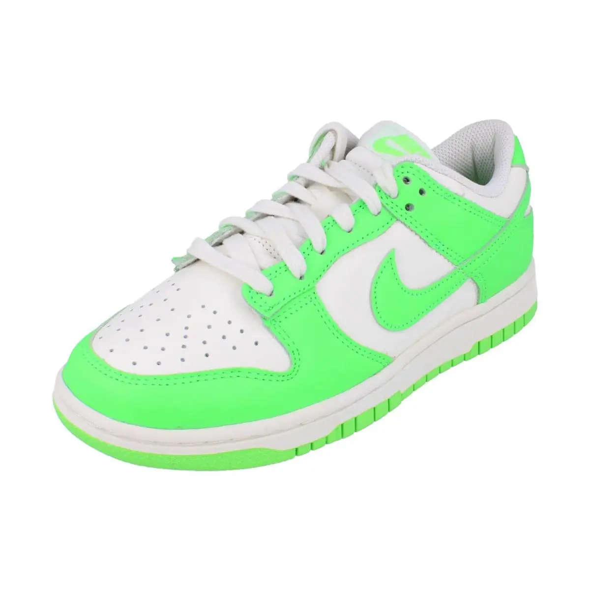 Nike Womens` Dunk Low Shoes - Green Strike/sail