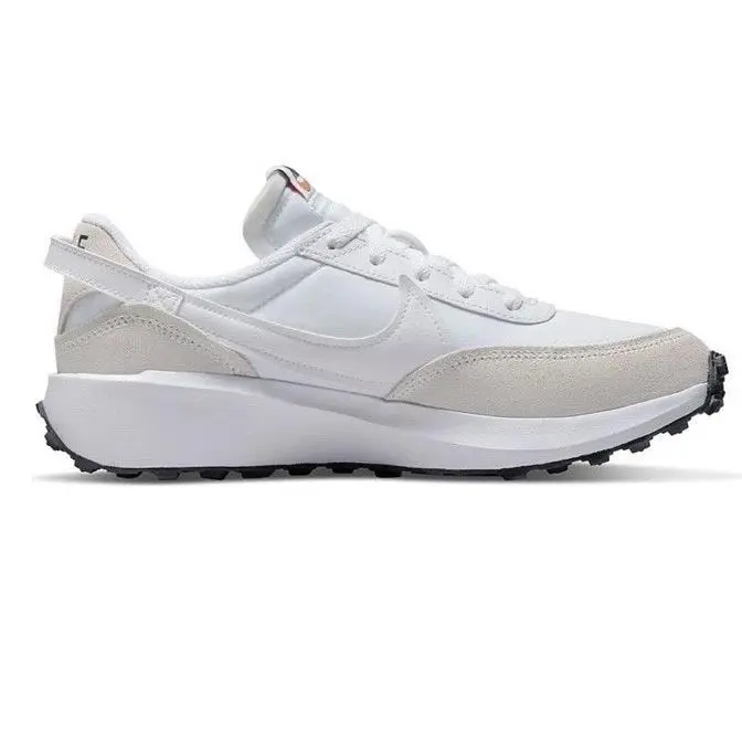 Nike Waffle Debut Women`s Shoes White Black Athletic Running Casual