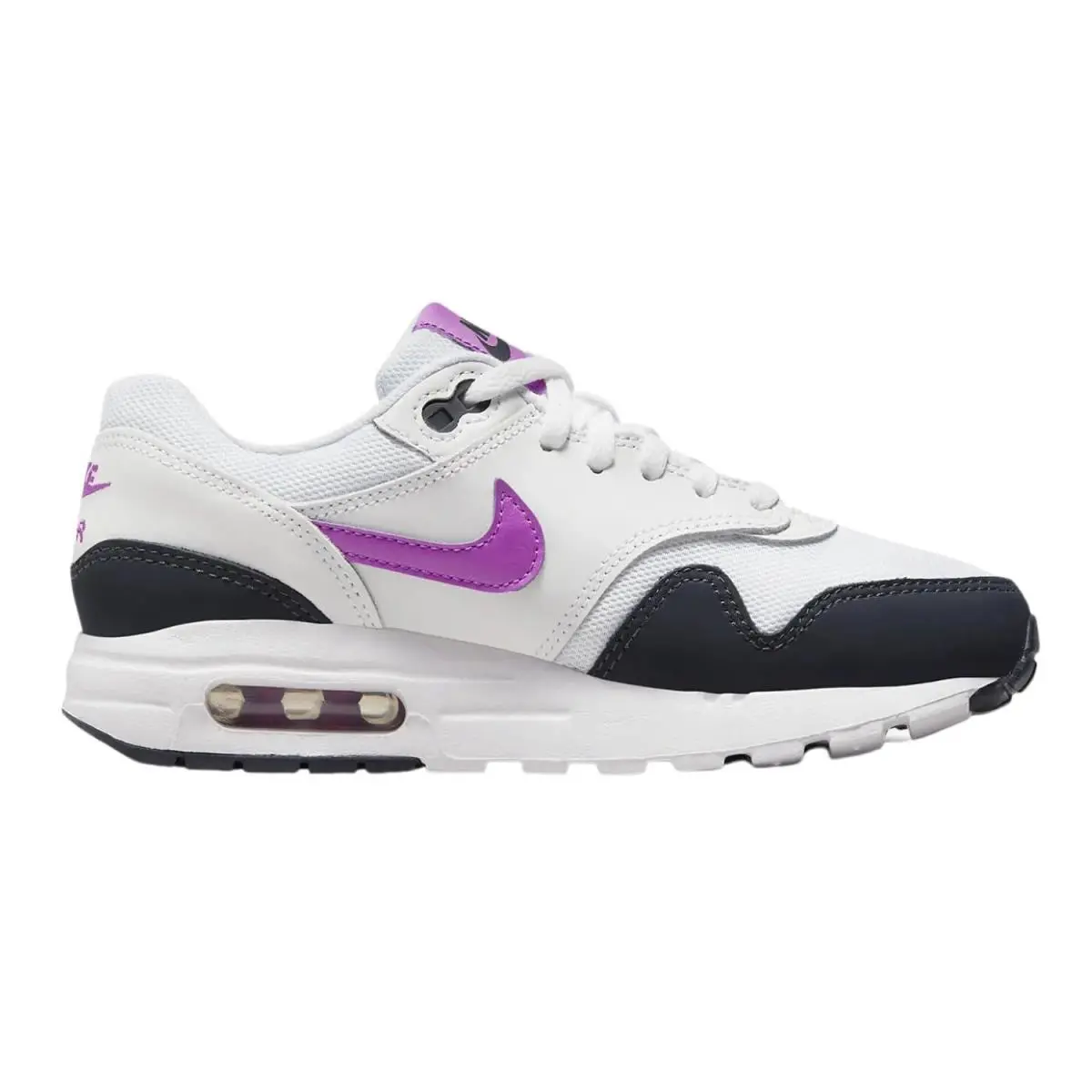 Nike shoes - White/Black/Purple-white (UPC: 196973510032) 5