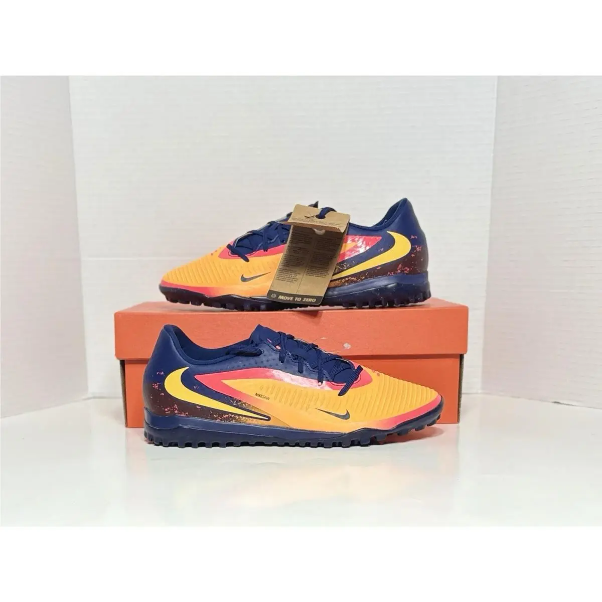 Nike Phantom 6 Low Academy TF Erling Haaland Soccer Shoes HQ2326-800 Men Size 8