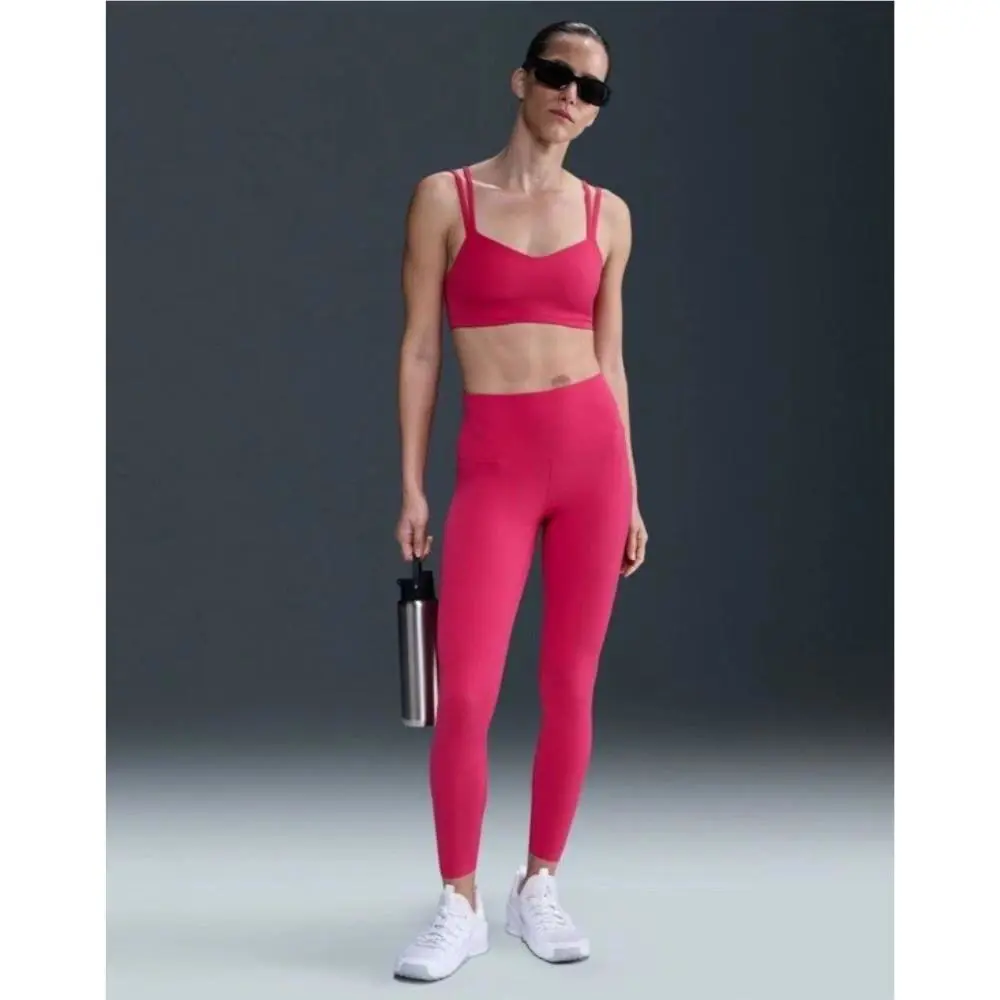 Nike Zenvy Legging Women`s Rush Pink Skinny Leg High-waisted Activewear DSGL1189