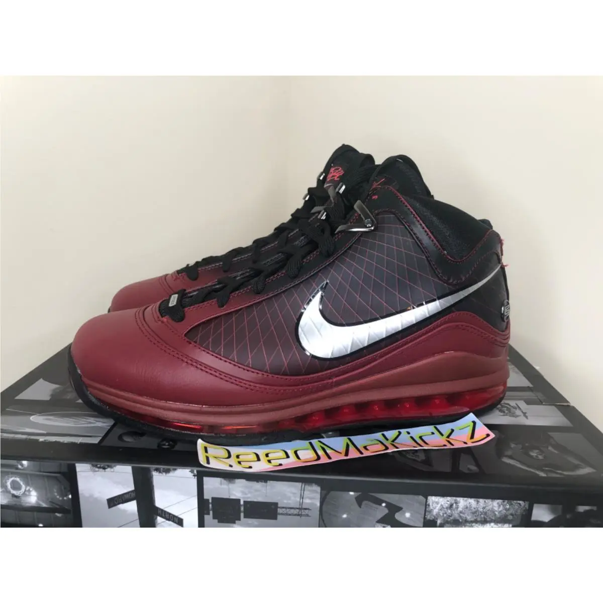 Nike Lebron 7 Vii QS 2019 Christmas Day Team Red Mens CU5133 600
