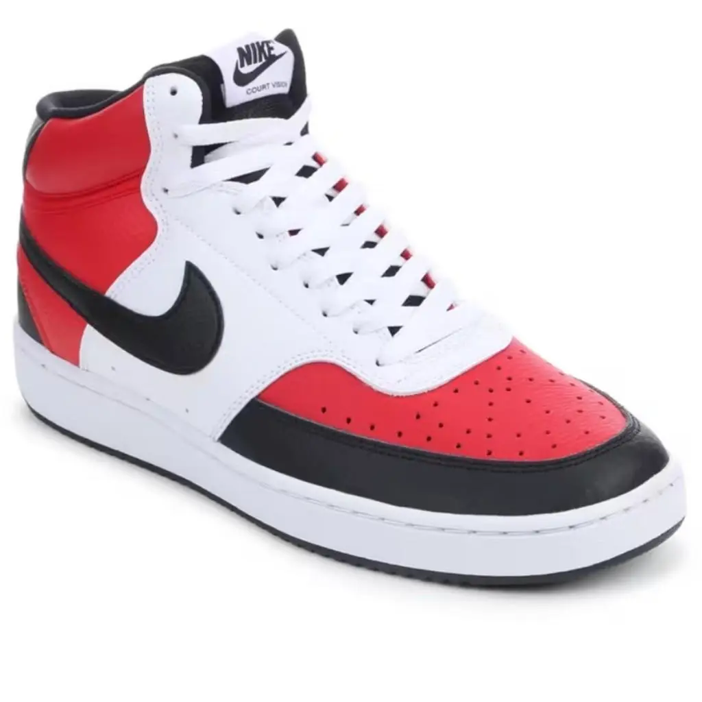 Nike shoes - Nike Court Vision Mid - Court Vision Mid - Red, Manufacturer: red/black/white 4