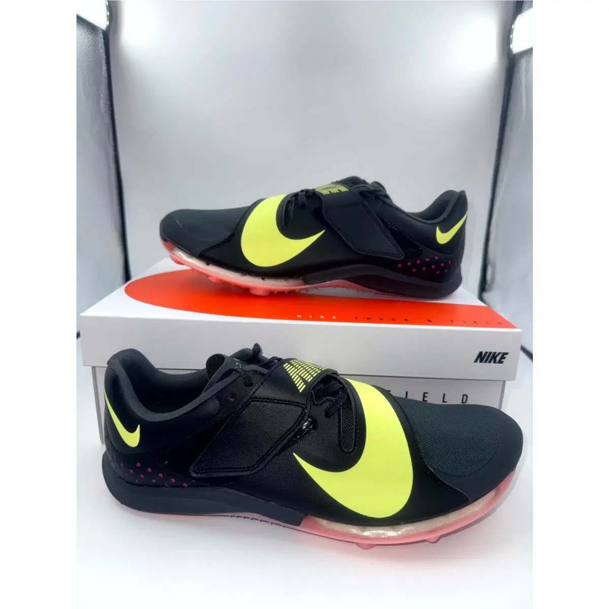 Nike Air Zoom Long Jump Elite Mens Sneakers Black Track Spikes Shoes CT0079-001
