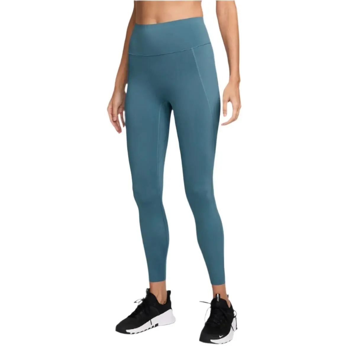 Nike Universa Leggings Women`s Large Smokey Blue 7/8 Skinny Leg Active DSGL300