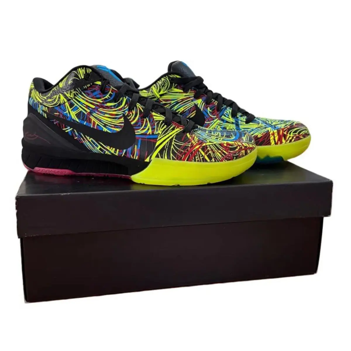 Nike shoes - CV3469001 - CV3469 001 - Black/Black/Volt/Laser Fuchsia 3