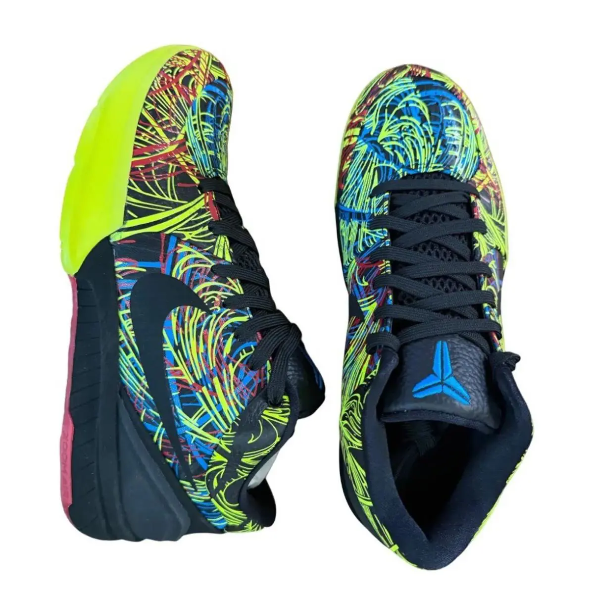 Nike shoes - CV3469001 - CV3469 001 - Black/Black/Volt/Laser Fuchsia 5