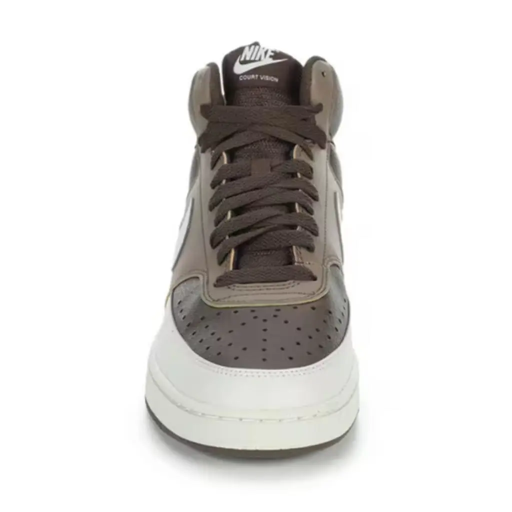 Nike shoes - Nike Court Vision Mid - Court Vision Mid - Brown, Manufacturer: brown/bone 2