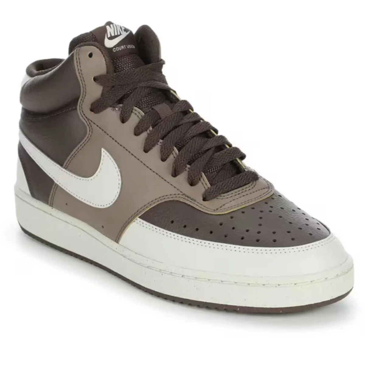 Nike shoes - Nike Court Vision Mid - Court Vision Mid - Brown, Manufacturer: brown/bone 4