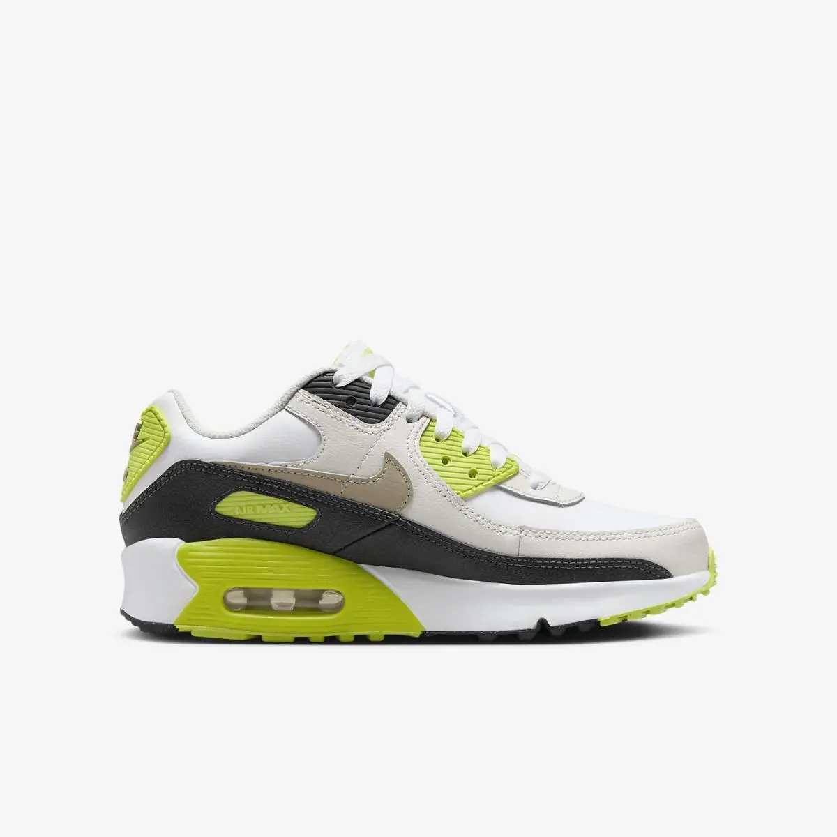 Nike shoes - White/Cyber/Dark Smoke Grey/Khaki (UPC: 197597503707) 7