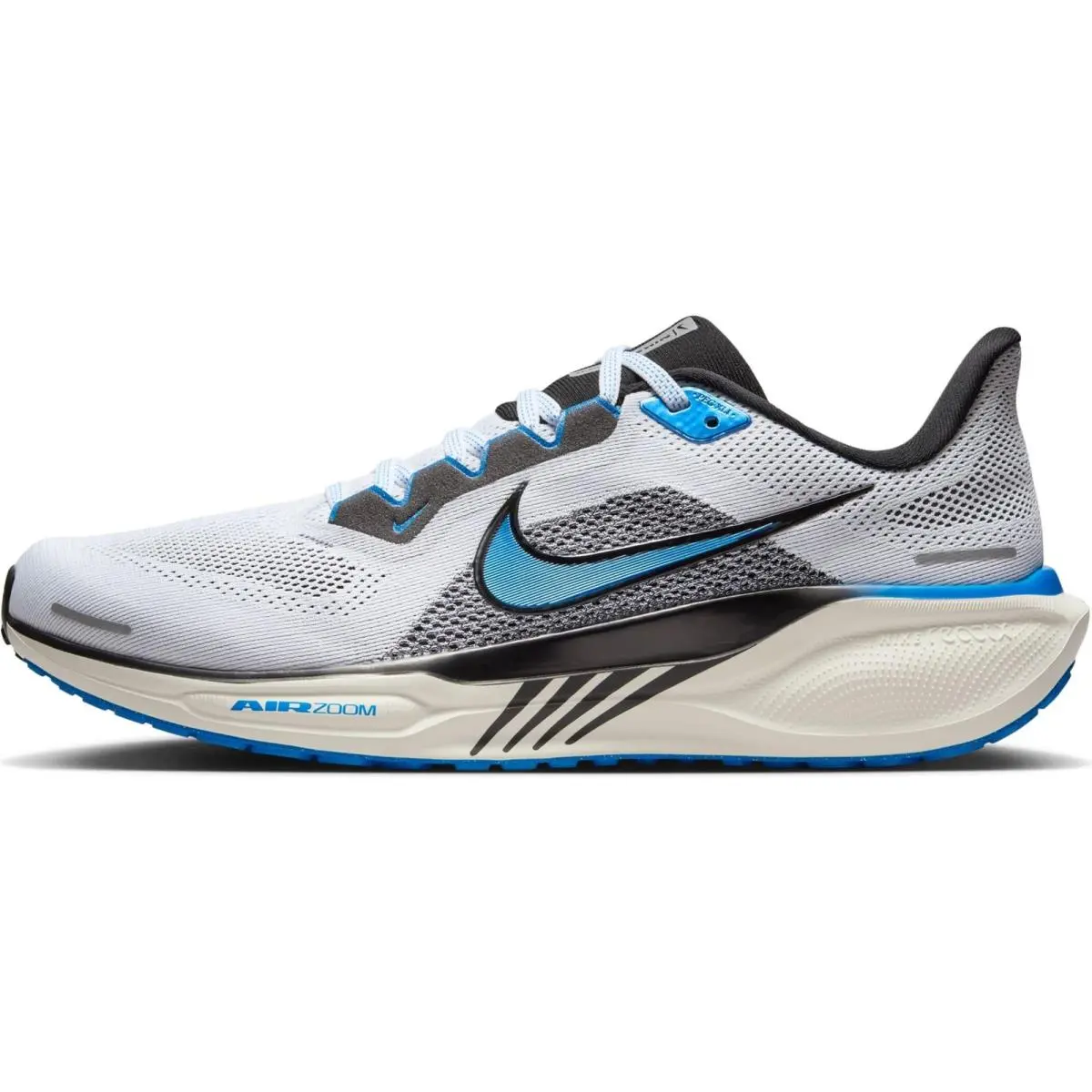 Nike Mens` Air Zoom Pegasus 41 Running Shoes - White/photo Blue/black/sail