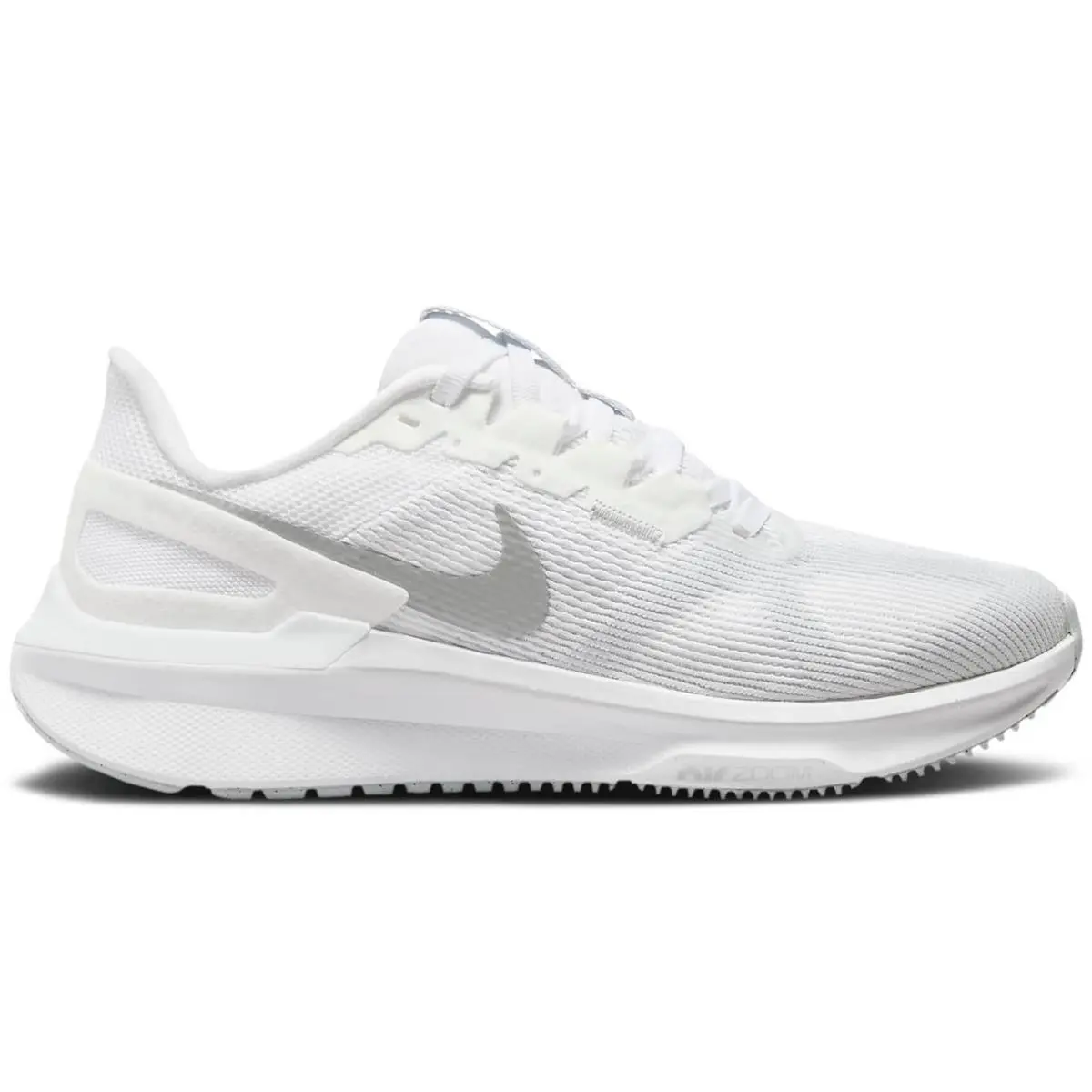 Nike Womens` Air Zoom Structure 25 - White/pure Platinum/metallic Silver
