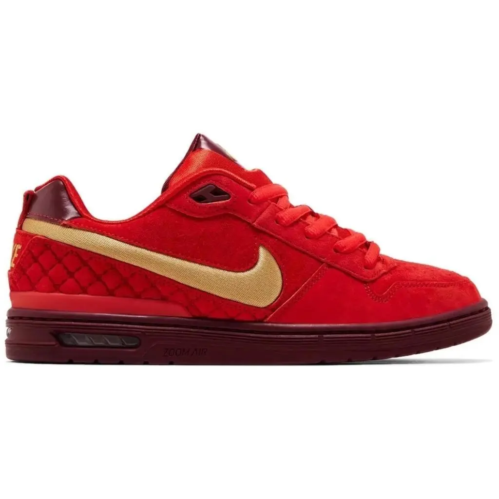 Nike shoes - Nike SB P-Rod 1 Zoom - Red, Maufacturer: Red & Club Gold 26