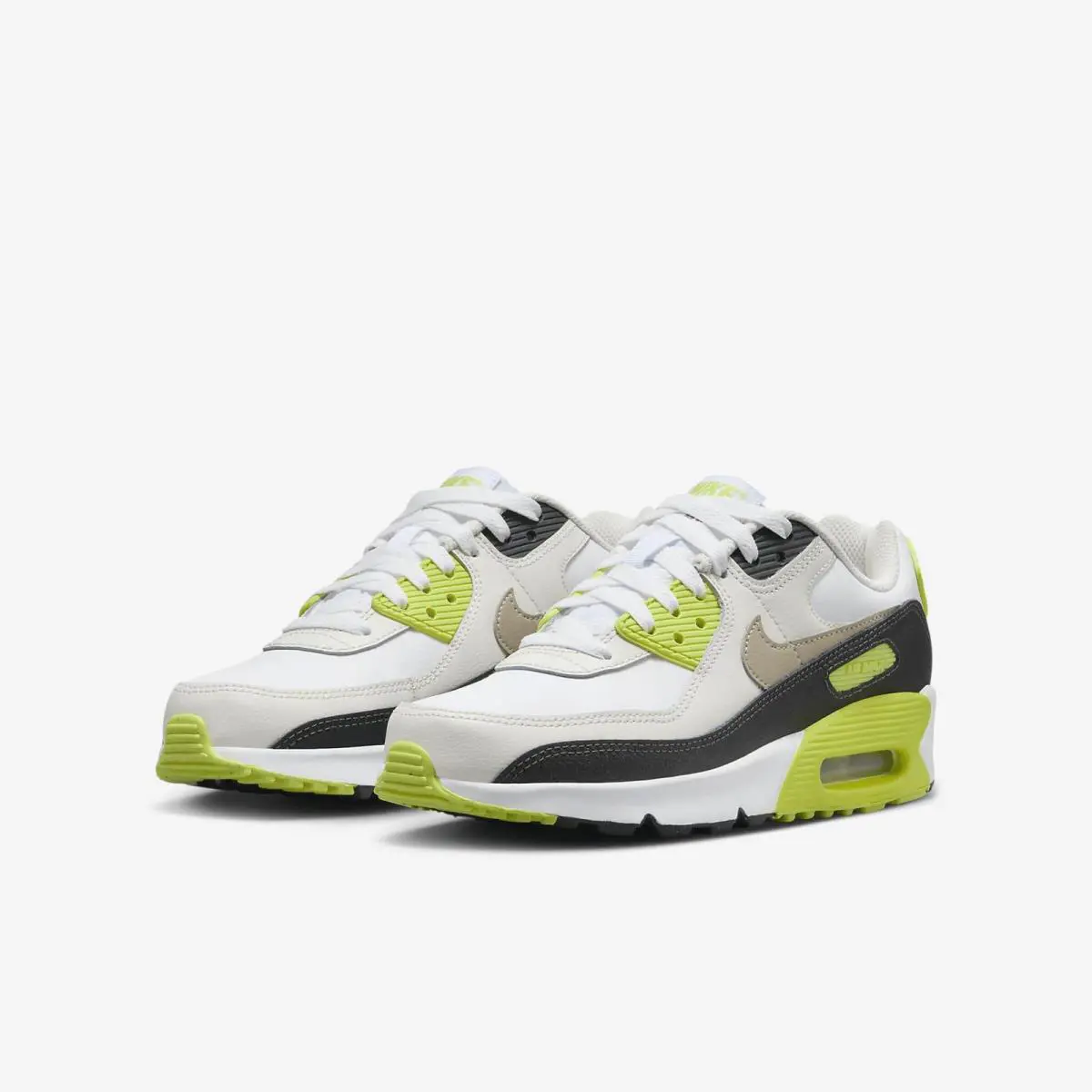 Nike shoes - White/Cyber/Dark Smoke Grey/Khaki (UPC: 197597503707) 9