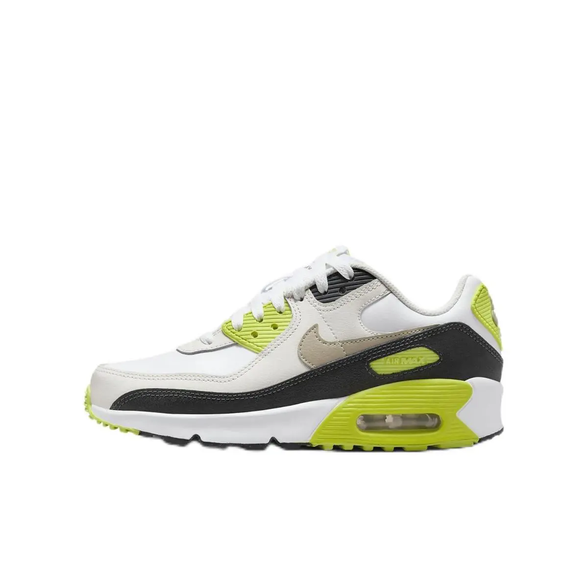 Nike shoes - White/Cyber/Dark Smoke Grey/Khaki (UPC: 197597503707) 5