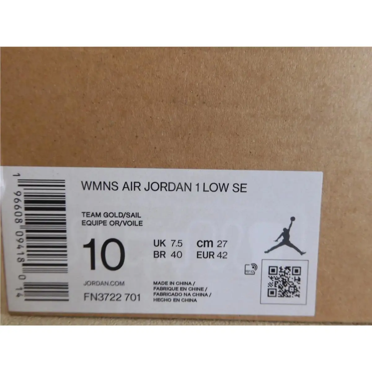 Nike shoes - Air Jordan 1 - Air - FN3722-701 - Gold 6