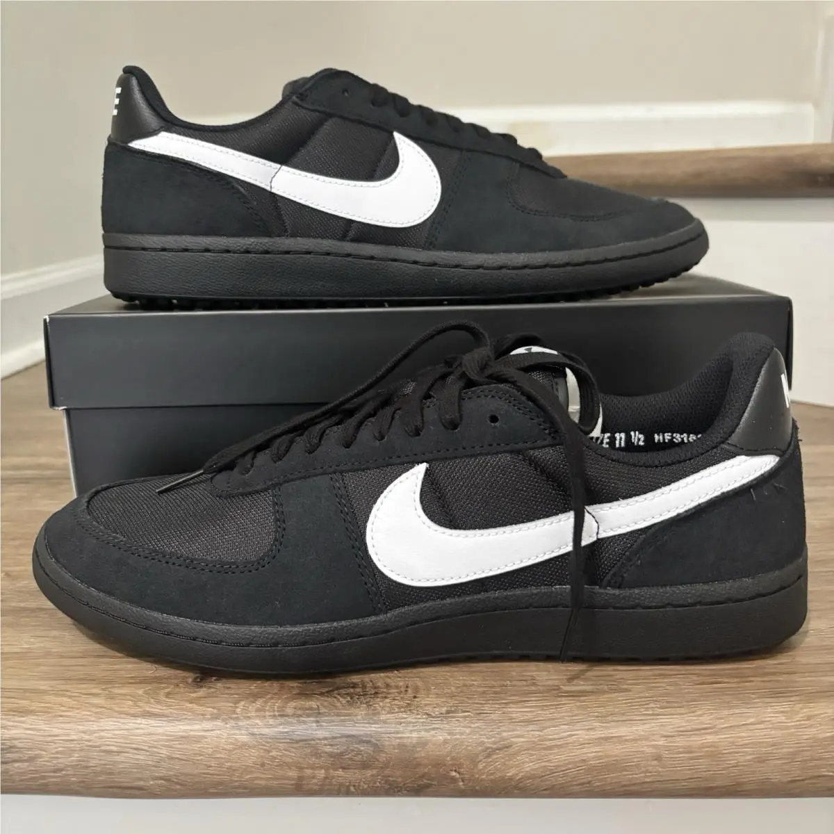 Nike Field General Black White Lifestyle Casual Athletic HF3165-001 Men`s Shoes