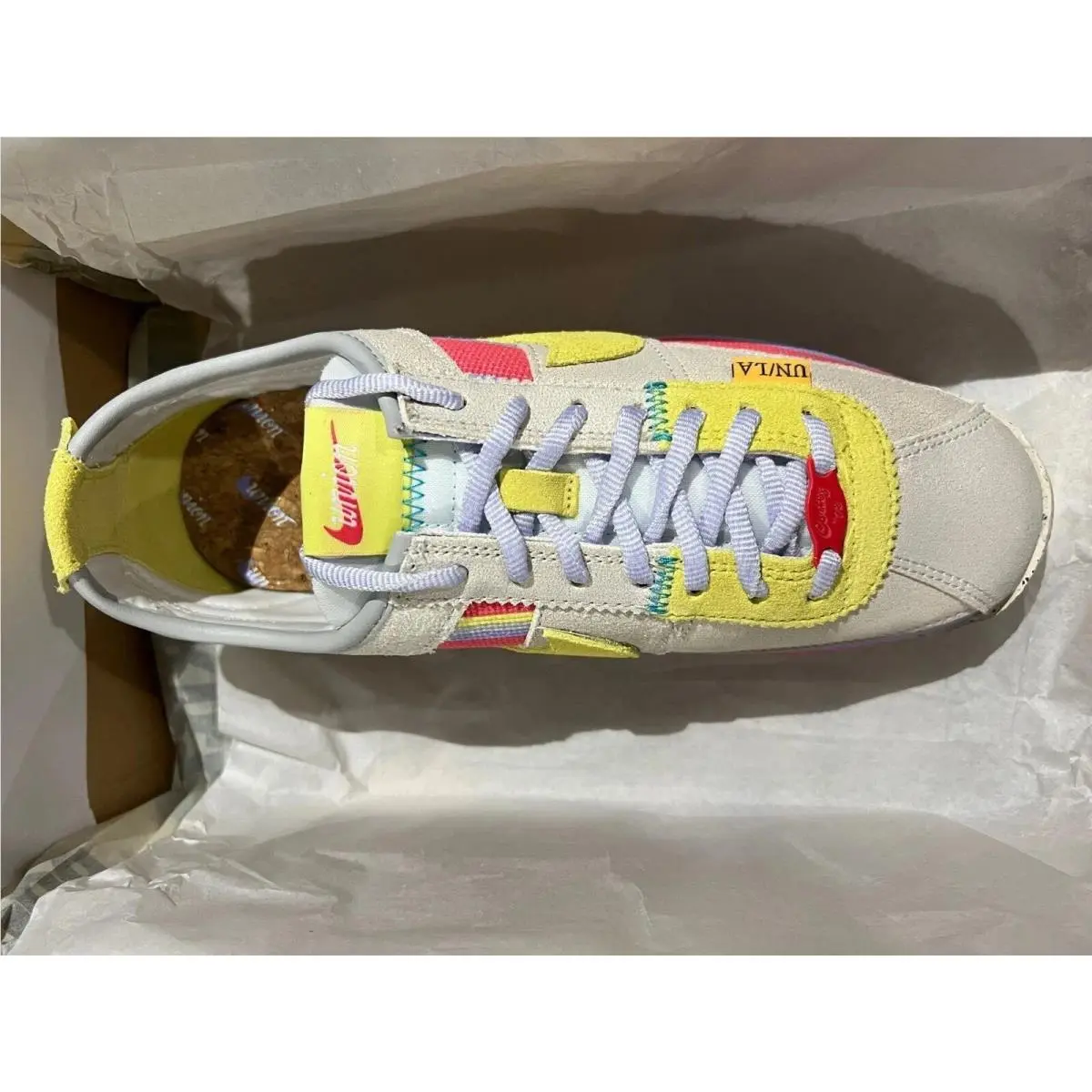 Nike shoes - White/Lemon Frost-Grey Fog 7