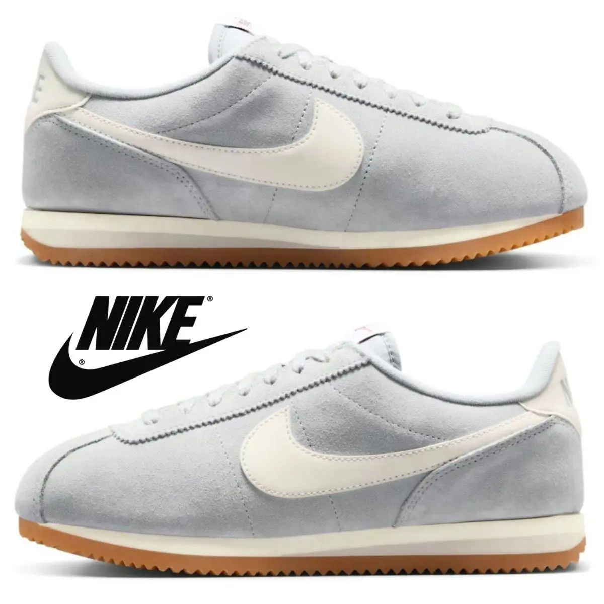 Nike shoes - Nike - Gray, Manufacturer: Light Smoke Grey/Sail/Gum Light Brown/Light Orewood Brown 26