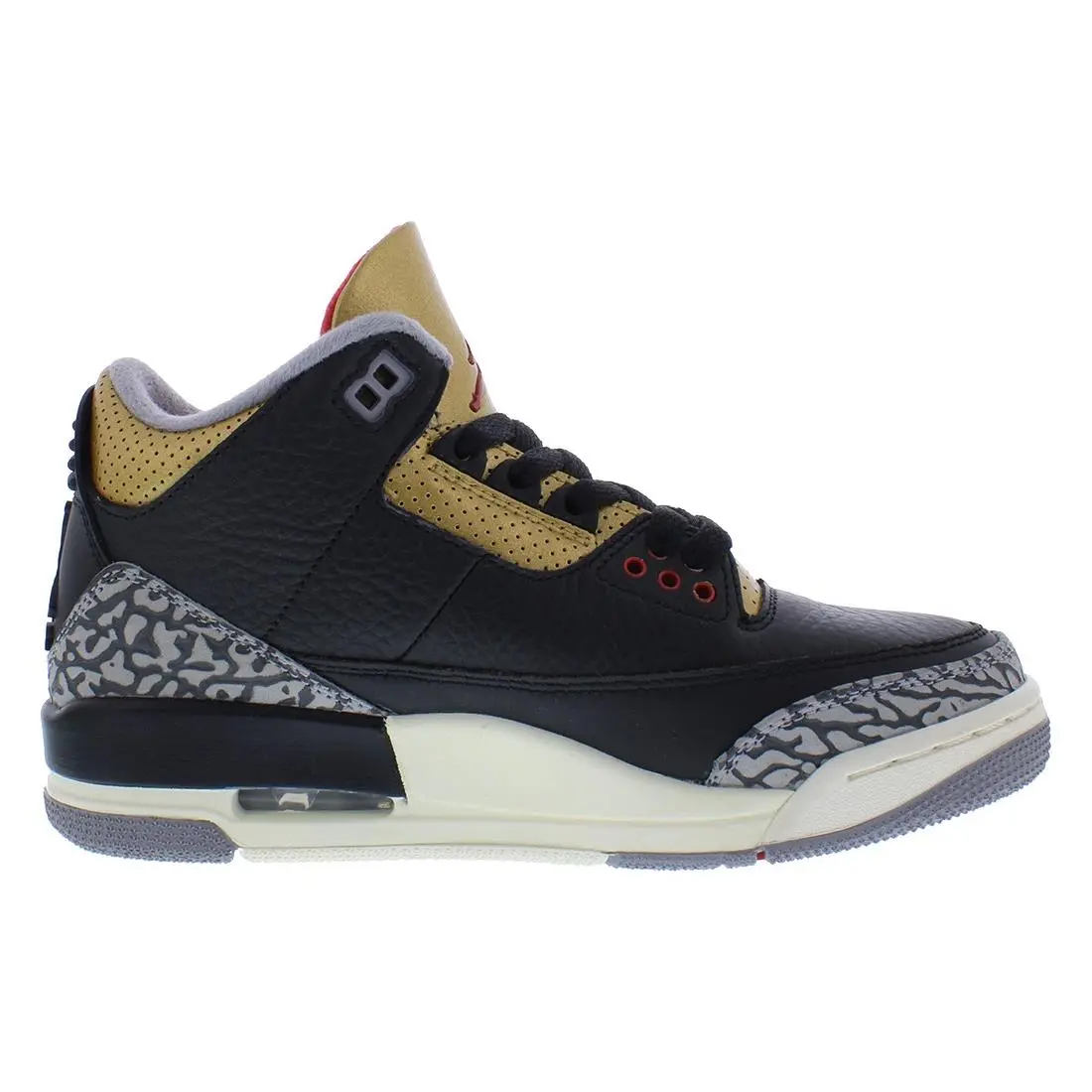 Nike shoes - Black/Fire Red/Metallic Gold, Main: Black 1