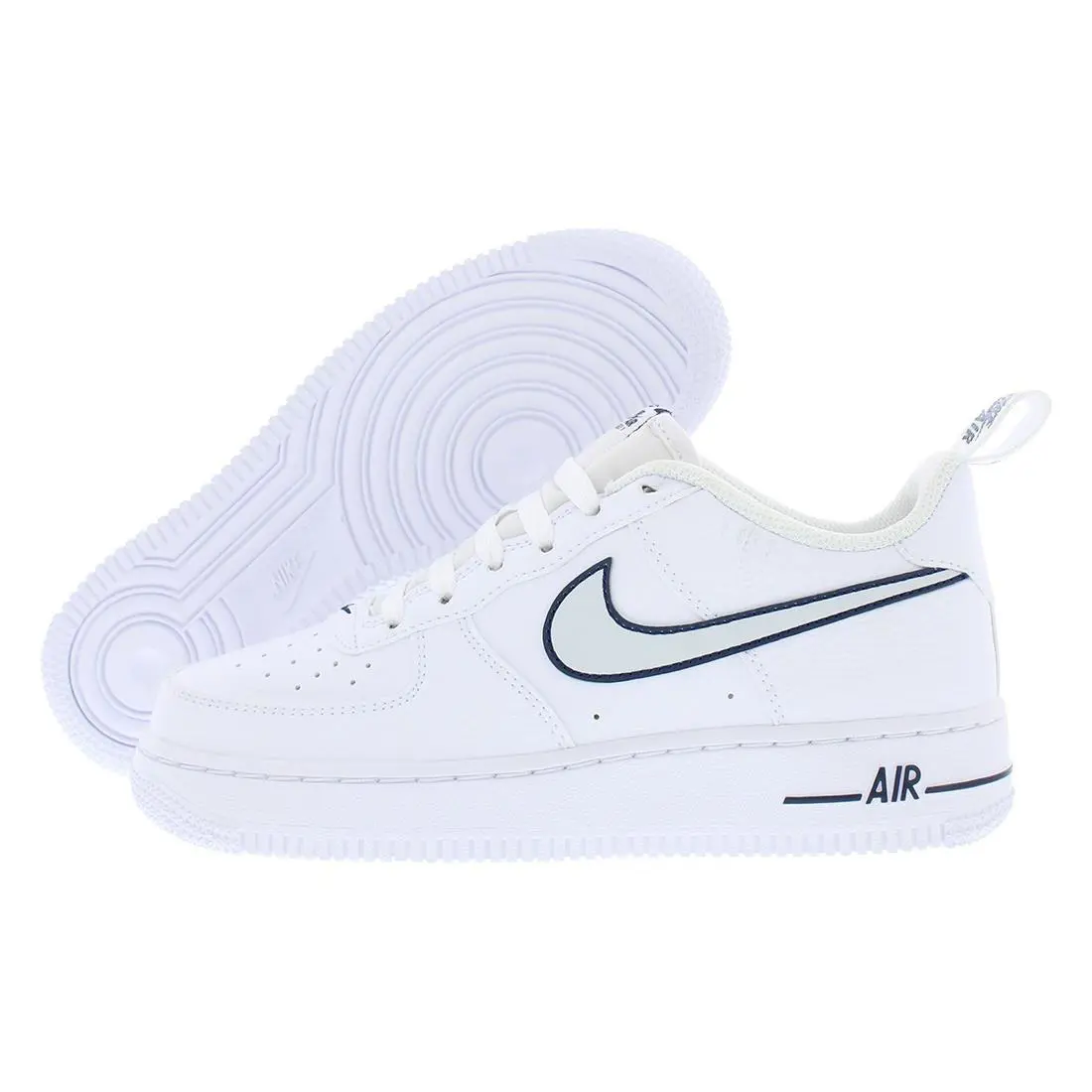 Nike Air Force 1 LV8 Leather GS Girls Shoes Size 4 Color: White/photon Dust