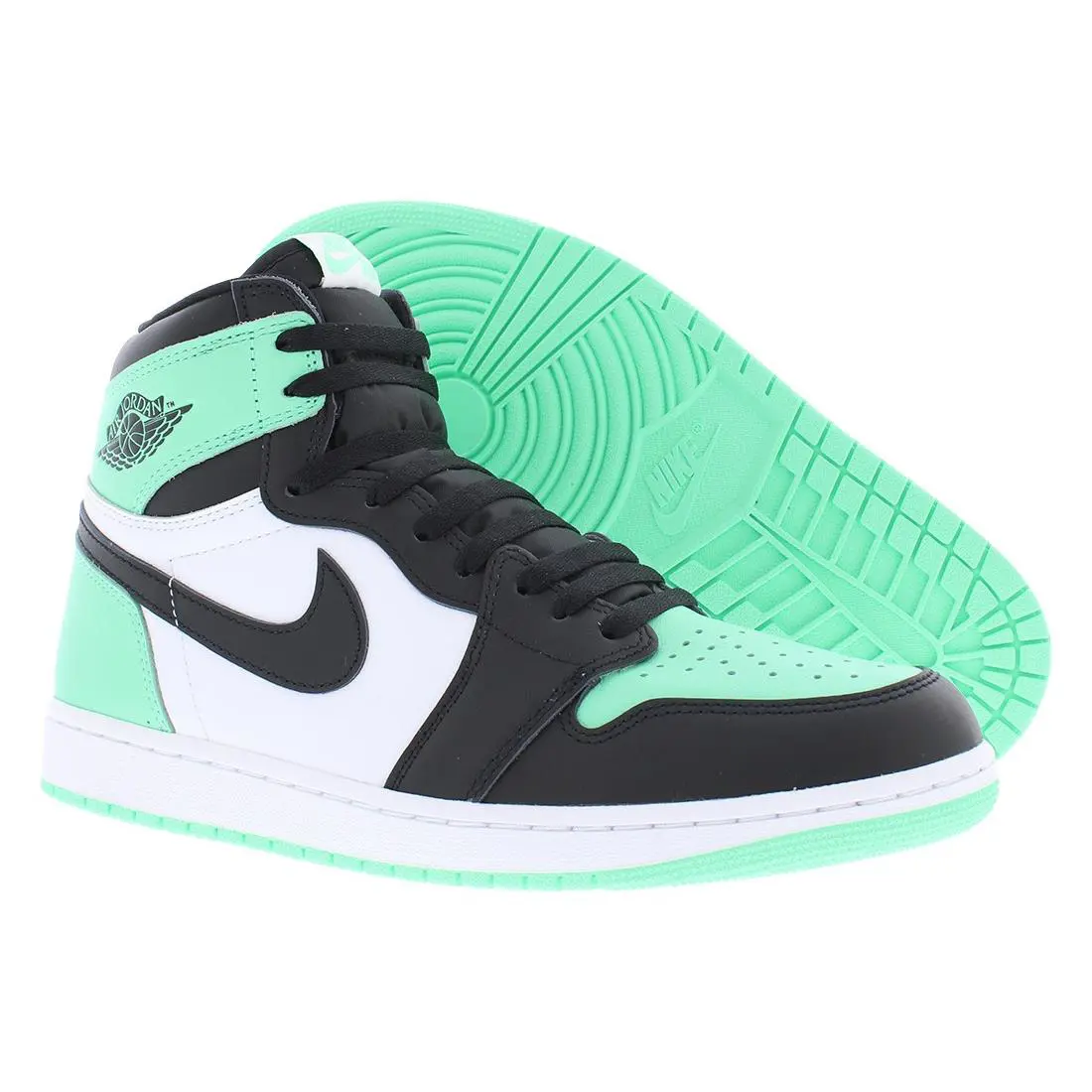 Nike shoes - White/Black/Green Glow, Main: Multi-Colored 4