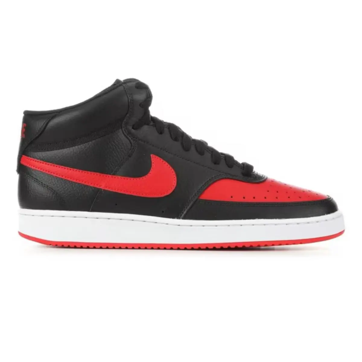 Nike shoes - Nike Court Vision Mid - Court Vision Mid - Black, Manufacturer: black/red 5