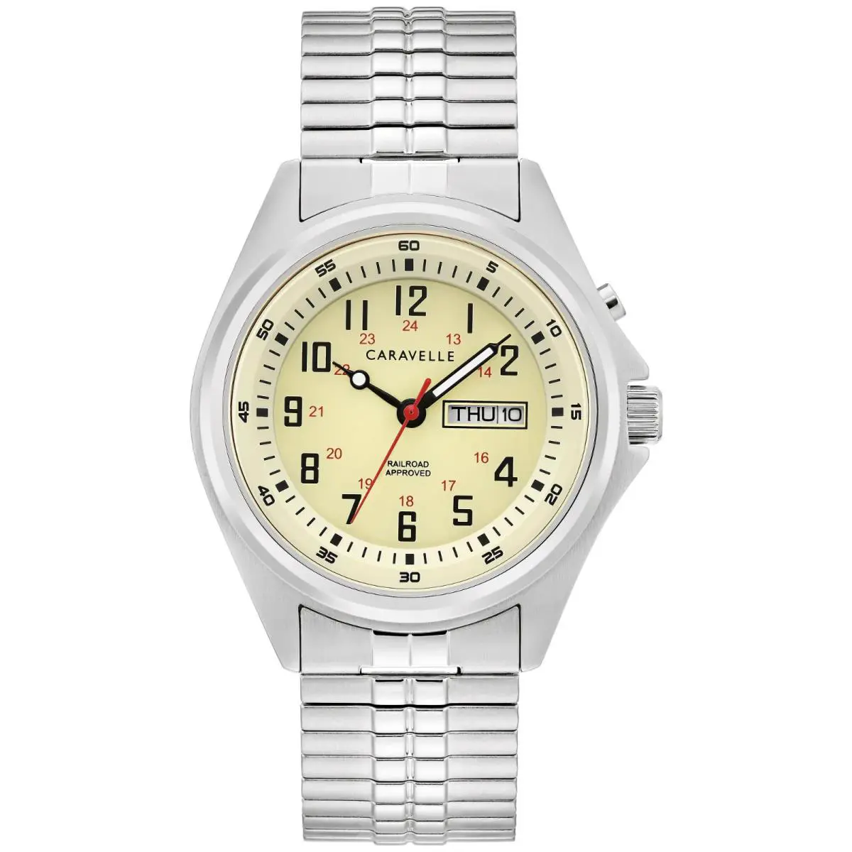 Caravelle by Bulova Men`s Expansion with Champagne Dial Quartz Watch 43C124