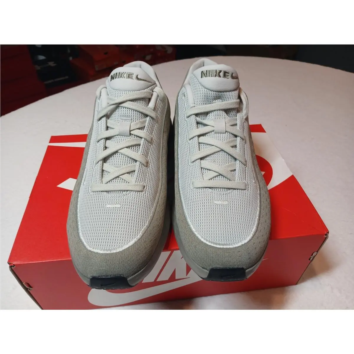 Nike Uplift SC IB2765-007 Sneakers Mens US 11 Beige White Mesh Running Shoes