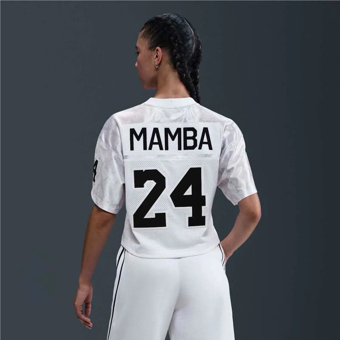 Nike clothing - Nike Kobe Football Jersey - Kobe Football Jersey - IB0001-100 - White/Black 9